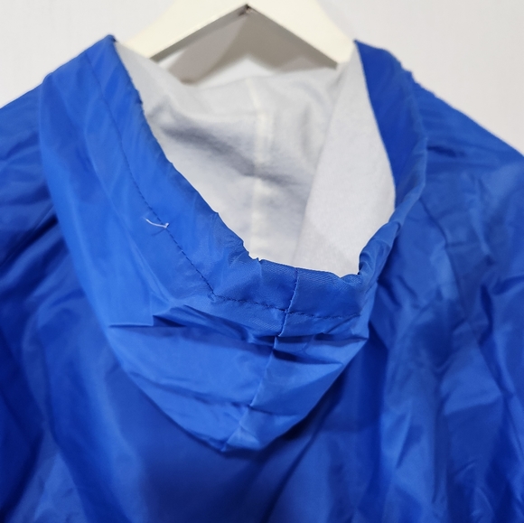 Rare Vtg SHORTY'S SKATEBOARDS Royal Blue Lined Windbreaker Jacket Made USA sz XL - Picture 13 of 13